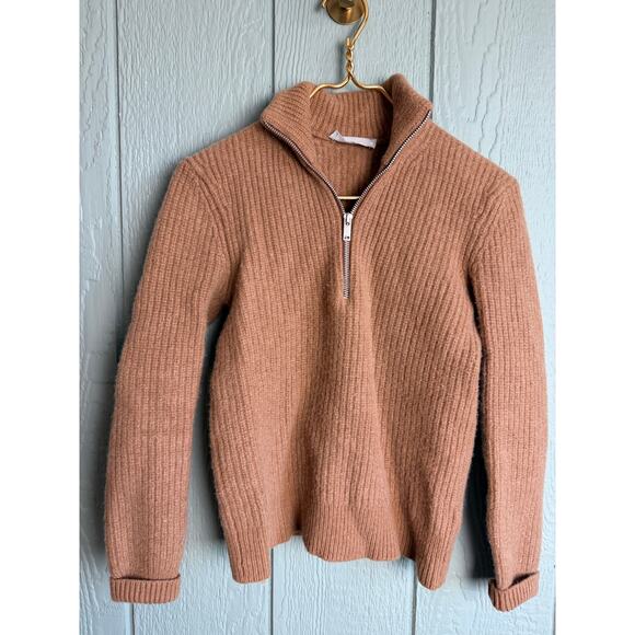 Everlane The Half-Zip Sweater in Luxe Merino, XS - Picture 3 of 9